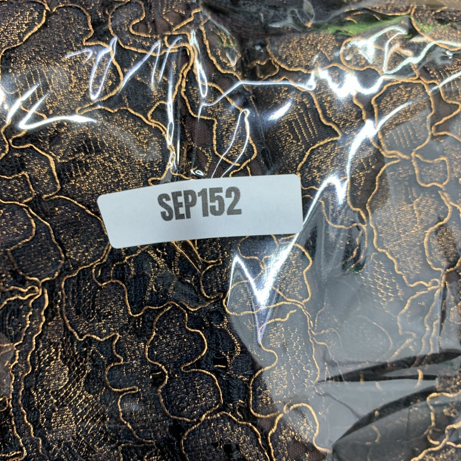 Adrianna Papell Size 18 Bronze Foil Lace Sheath Party Cocktail Dress Sleeveless