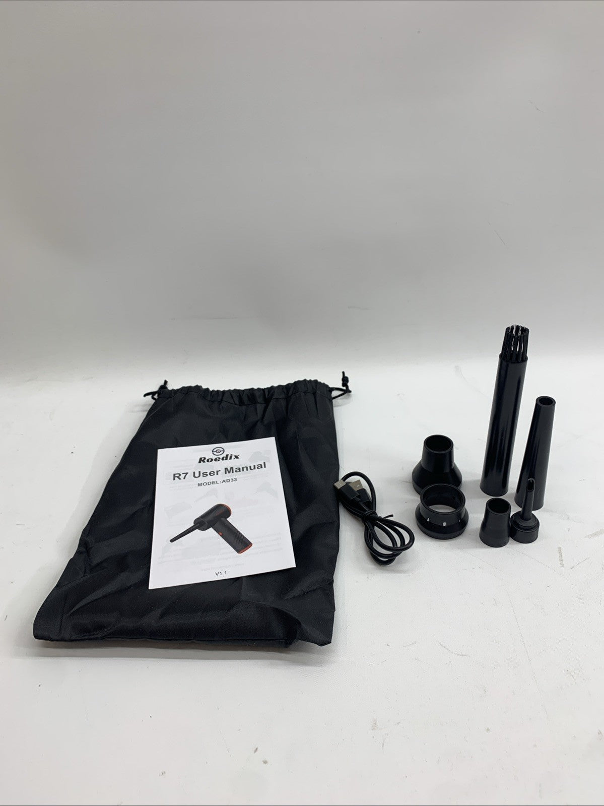 Compressed Air Duster 6000mAh Battery Electric Air Duster AD-33 Cordless Portabl