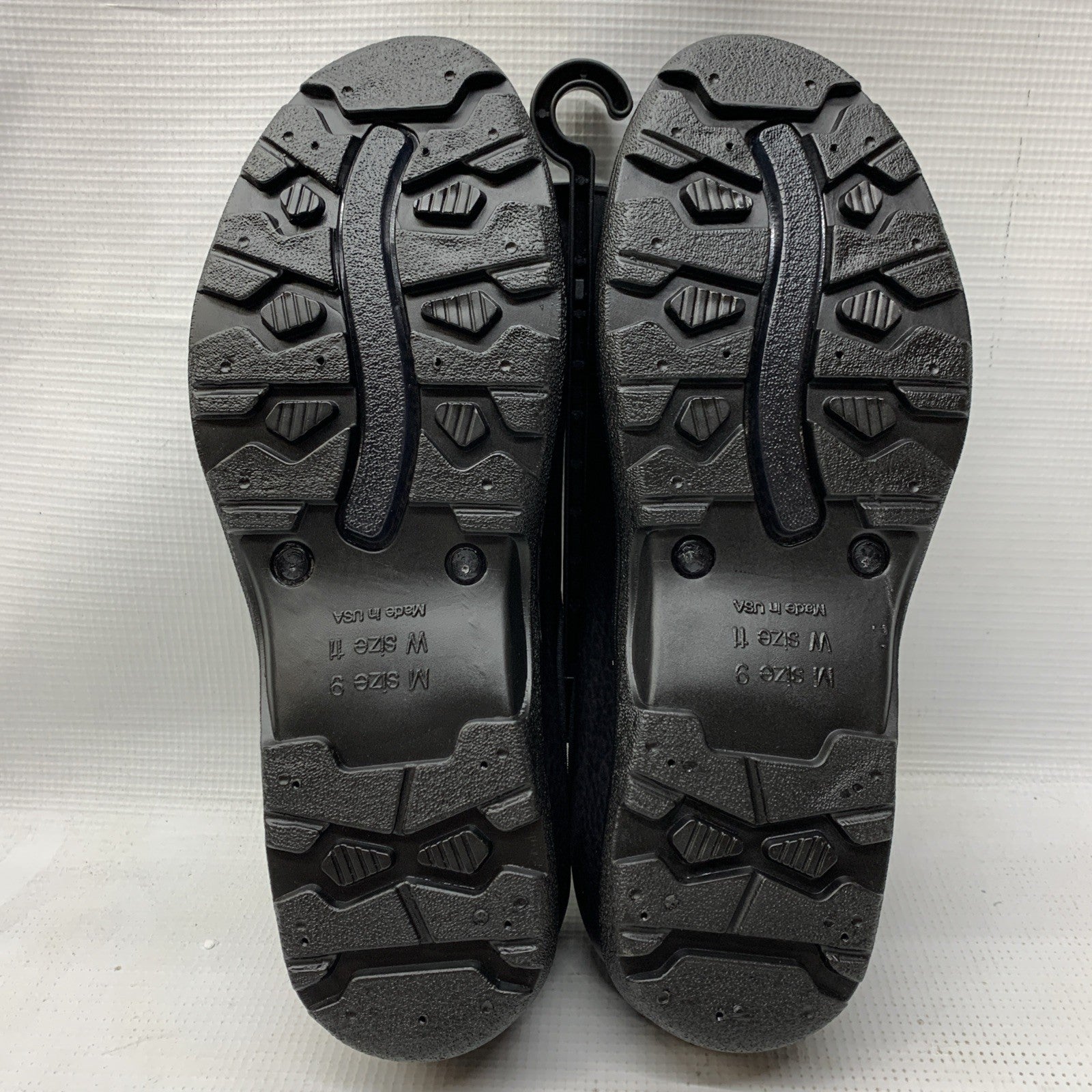 Sloggers 5301BK09 Garden/Rain Shoes Size Men's 9 Women's 11 Black Black Slip-on