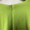 London Times Women's Short Sleeve Knee Length Crew Neck Side Button Green 18W