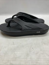 OOFOS OOmega Women's Thong Sandal Black 100% Original Size 11 Slip-on Footwear