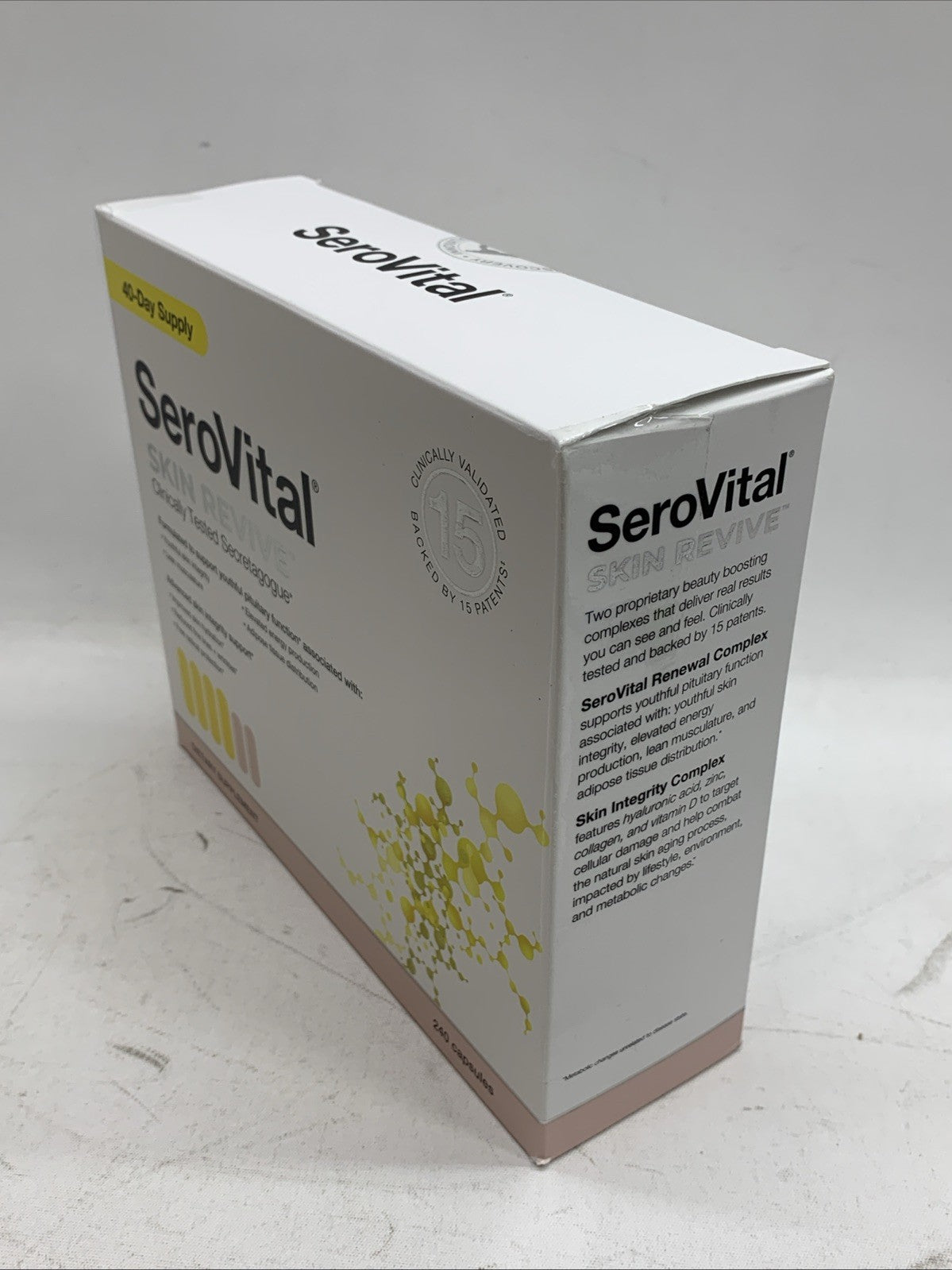 SeroVital Skin Revive 240-count 40 Days Supports Skin Hydration, Energy, Immune