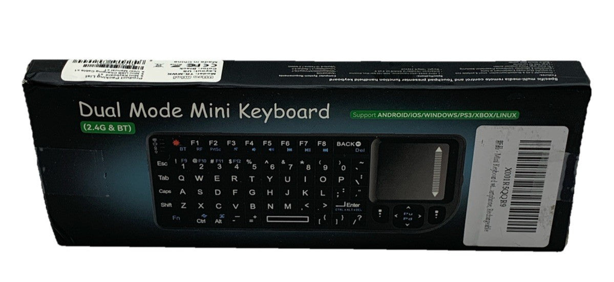 Mini Keyboard with Touchpad, Mini Bluetooth Keyboard, 2.4G Ultra-Thin Handheld