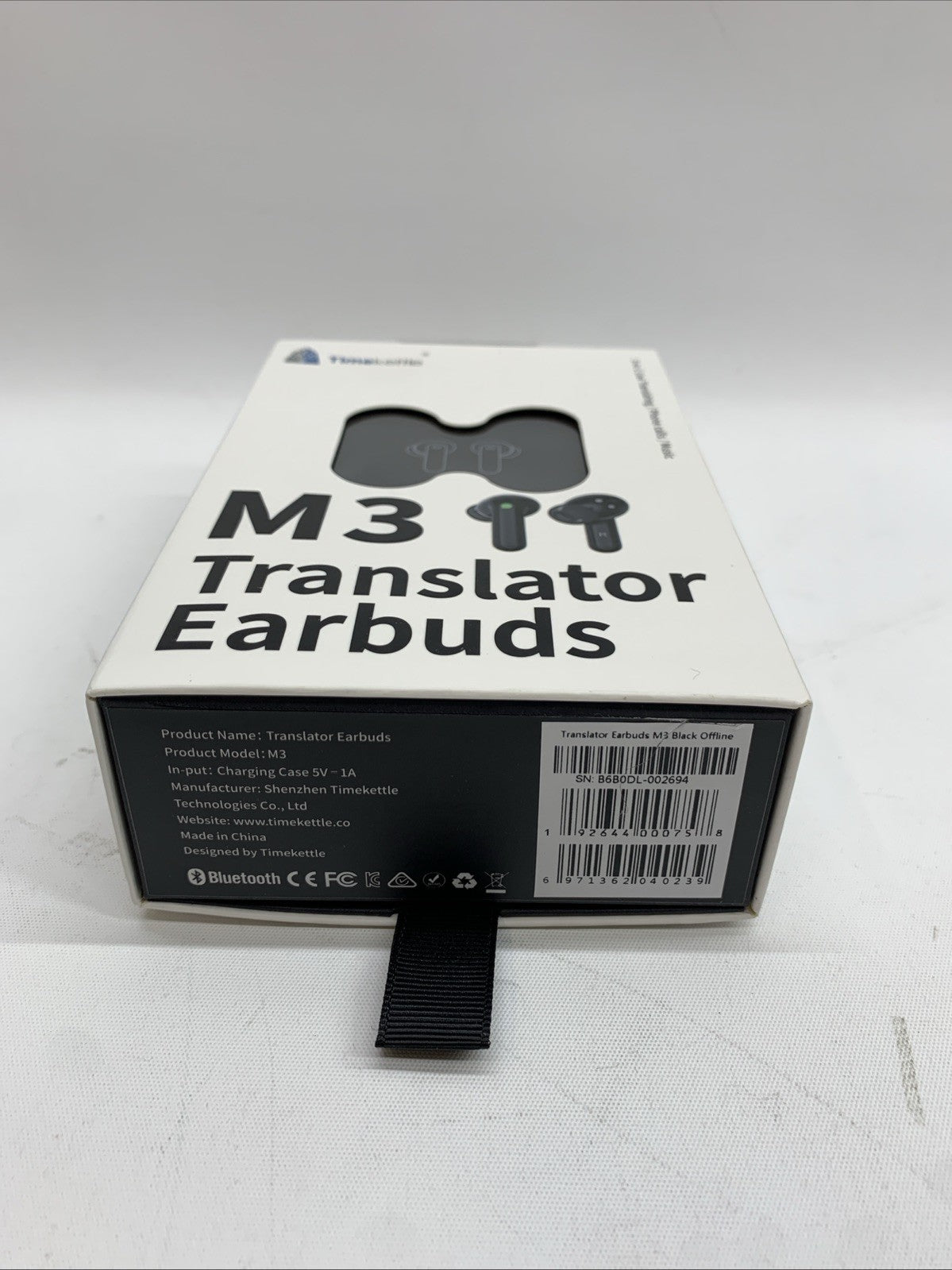 Timekettle M3 Language Translator Earbuds Headphones Two-Way Device 40 Languages