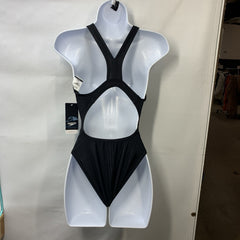 Speedo Women's FL Prolt Super Pro One Piece Swimsuit Black Size 6/32 Swimwear