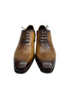 Massimo Matteo Italy Ponte Vecchio Oxford Burnished Brown Size 9.5 D (M) Lace-up