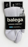 Balega Hidden Comfort Performance No Show Running Socks High Cushioning White