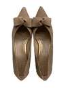 Naturalizer Womens MAVIS Taupe Suede Bow Pumps Shoes 10.5 Medium (B,M) BHFO
