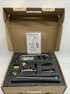 Wall Mount Kitchen Faucet with Pre-Rinse Sprayer, Swing Spout, Pull Down Spray