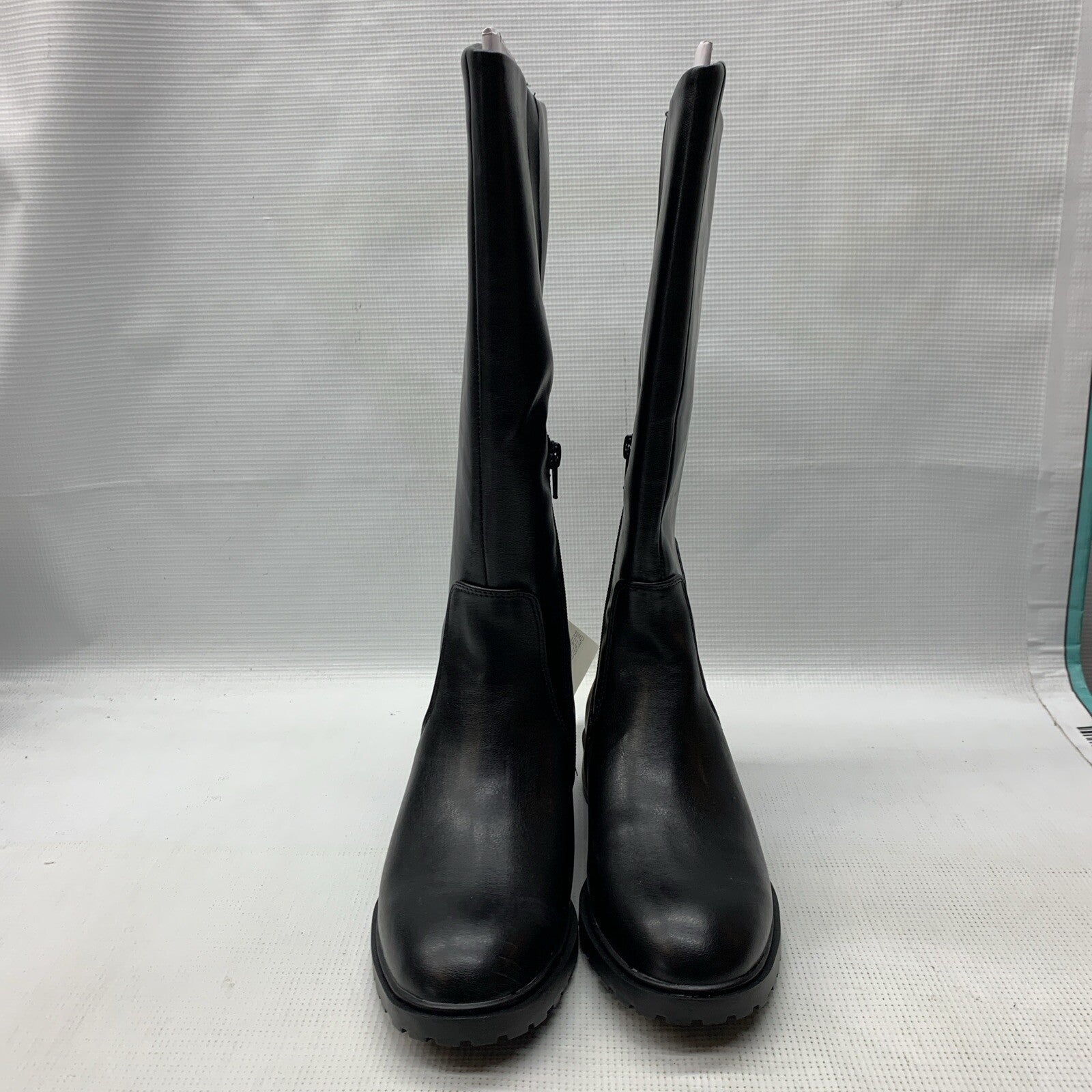 Amazon Essentials Women’s Riding Boots Size 6 Knee High Black Modern Round Toe