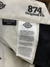 Dickies Men's 874 Classic Original Fit Uniform Work Long Pants Black Size 33x29