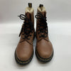 Dr Martens Air Wair Serena 1460 leather Faux fur lined Combat Boots Size 8 Lace