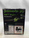 Greenworks 585 CFM Cordless Battery Leaf Blower Brushless Motor Lightweight