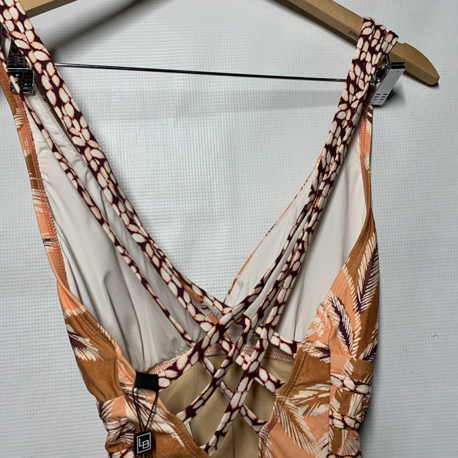 La Blanca Women's Multi Strap Cross Back One Piece Swimsuit Beach Swimwear 12