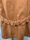 TEREA Women's Zuri Wrap Vest Size Small Office Casual Burnt Orange Sleeveless