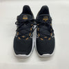 New Balance Women's Fresh Foam Roav V2 Sneaker Black /White/Leopard Print 7.5