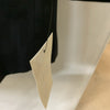 London Fog women's black trench coat with hood, long sleeves, and pockets, featuring a classic style and medium size.
