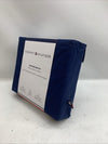 Tommy Hilfiger Solid Dark Blue Twn XL Signature Sheet Set 100% Premium Cotton