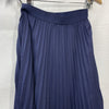 GRACE KARIN Women High Elastic Waist Pleated Chiffon Skirt Blue Small Sleeveless
