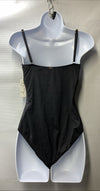 AnneCole Women's Standard Classic One Piece Swimsuit Size 10 Black Swimwear