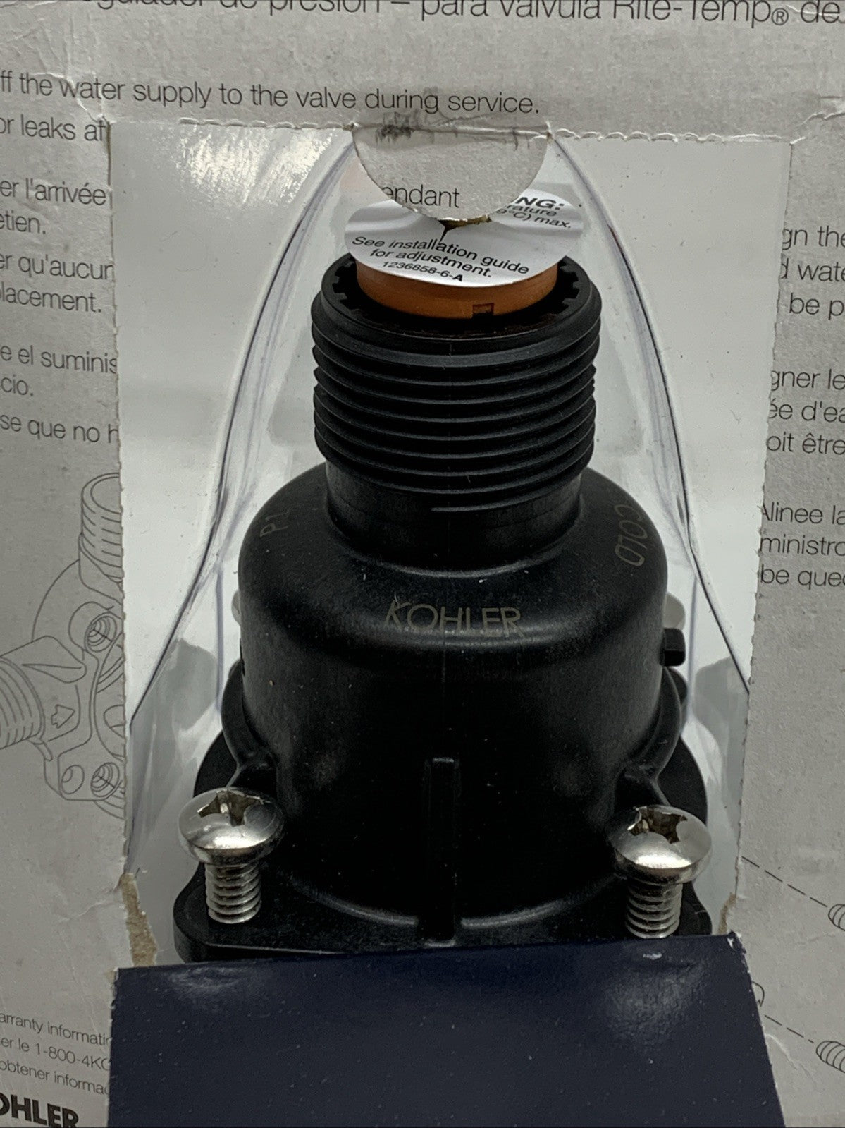 KOHLER Rite-Temp Pressure Balance Cartridge Genuine Part GP800881 1-Piece Design