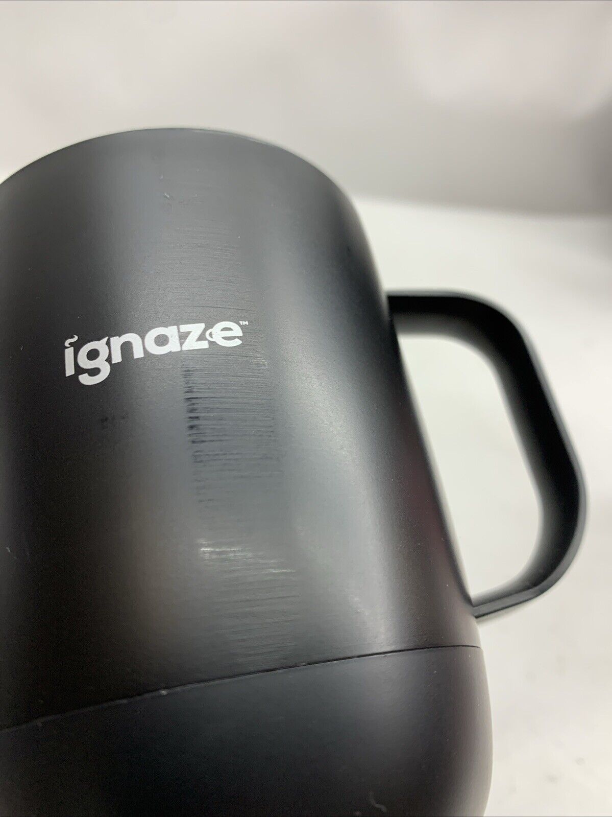 Temperature Controlled Self Heating Smart Drinking Mug ThermoTech Led 11oz Black