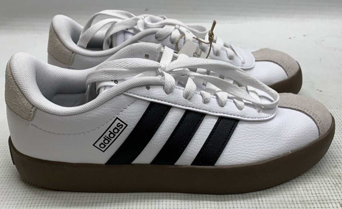 adidas Women's VL Court 3.0 Sneaker White 7.5 Lace-Up Shoes Lightweight ID8797