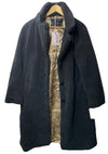 Jessica Simpson Women Winter Coat Sherpa Full Length Single Breast Size M Black