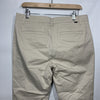 Dockers Weekend Chino Mid Rise Slim Ankle Cotton Khaki Pants Size 31 Long Jean