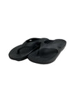 OOFOS OOmega Women's Thong Sandal Black 100% Original Size 11 Slip-on