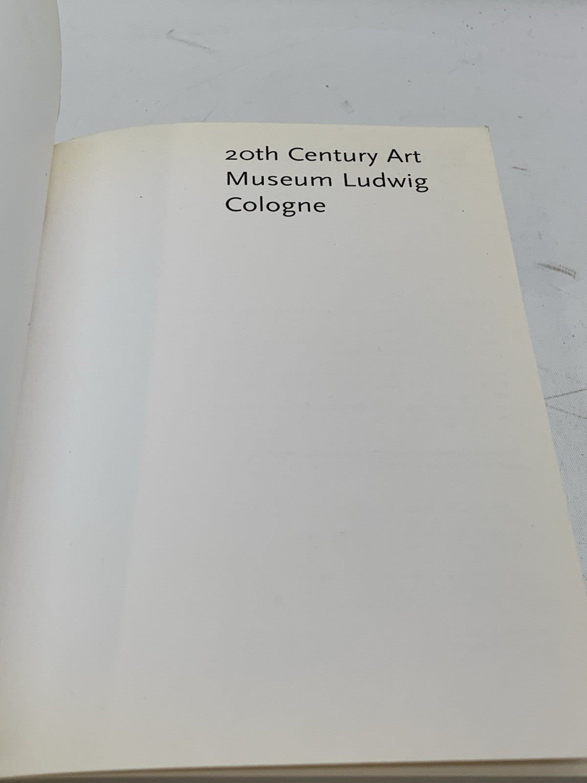 20th Century Art: Museum Ludwig Colone (Klotz) By Taschen *Excellent Condition*
