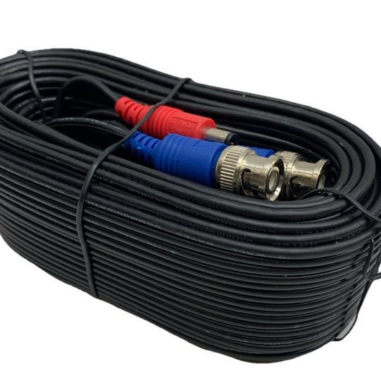 Genuine OEM Lorex Premium 4k Rg59/Power BNC Cable 60 Feet Siamese Cable Black