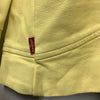 Levis Jacket Womens S Yellow Long Sleeve Moto Biker Cafe Racer Zip Coat LW1RU538