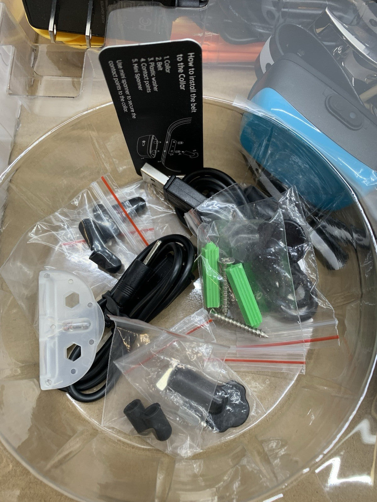 PcEoTllar Electric Fence System Containment for Dogs, Rechargeable Underground