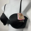 Self Expressions Women's SE6900 Side Smoothing Strapless Bra 38B Black Underwire