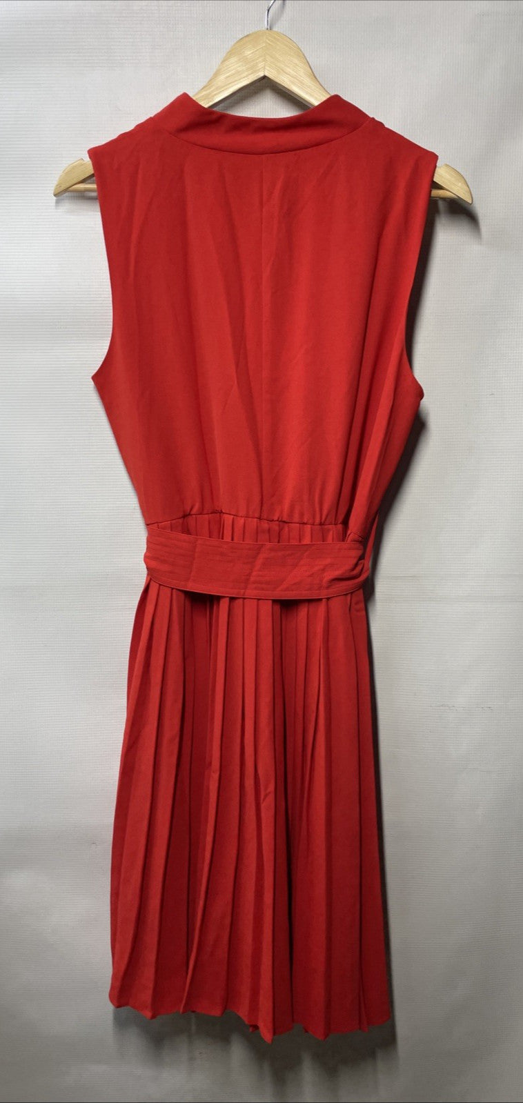 GRACE KARIN Women's Summer Casual Dress V Neck Cap Sleeve Size Large Red Fitted