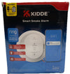 Kidde RGSAR-RW Wired Smart Smoke Alarm with Ring Alerts & AA Backup Battery