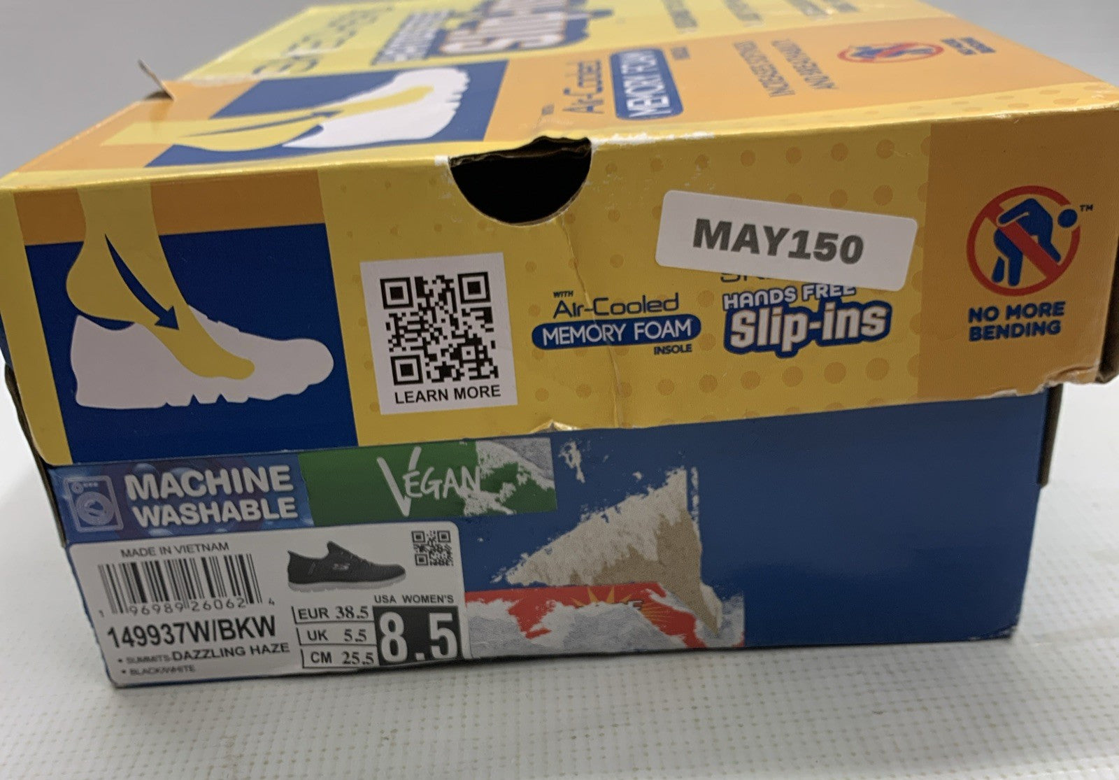 Skechers Women's Summits Dazzling Haze Slip-Ins Size 8.5 Black Low-top 1499378W