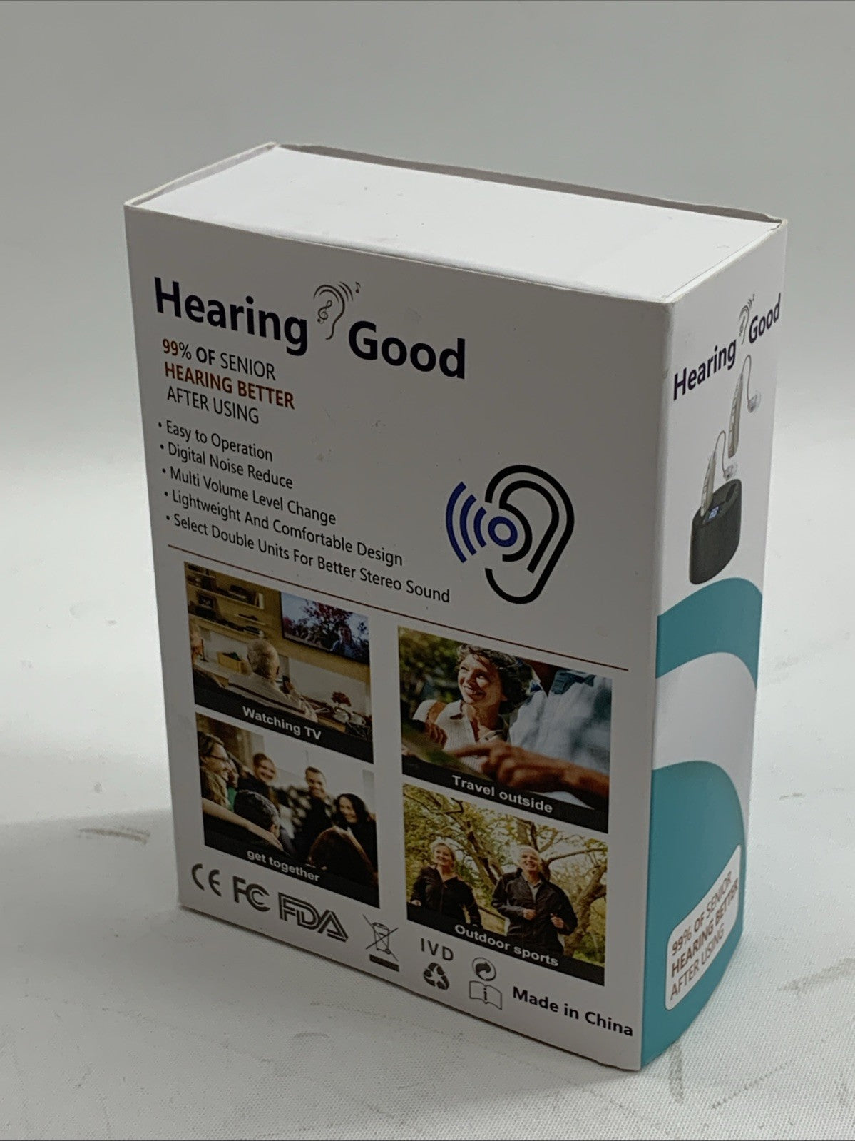 Hearing Aids for Seniors, Hearing Aids Rechargeable with Noise Cancelling Volume