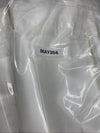 Calvin Klein Women's Sleeveless V-neck High Low Dress White CD7B144P Size 10