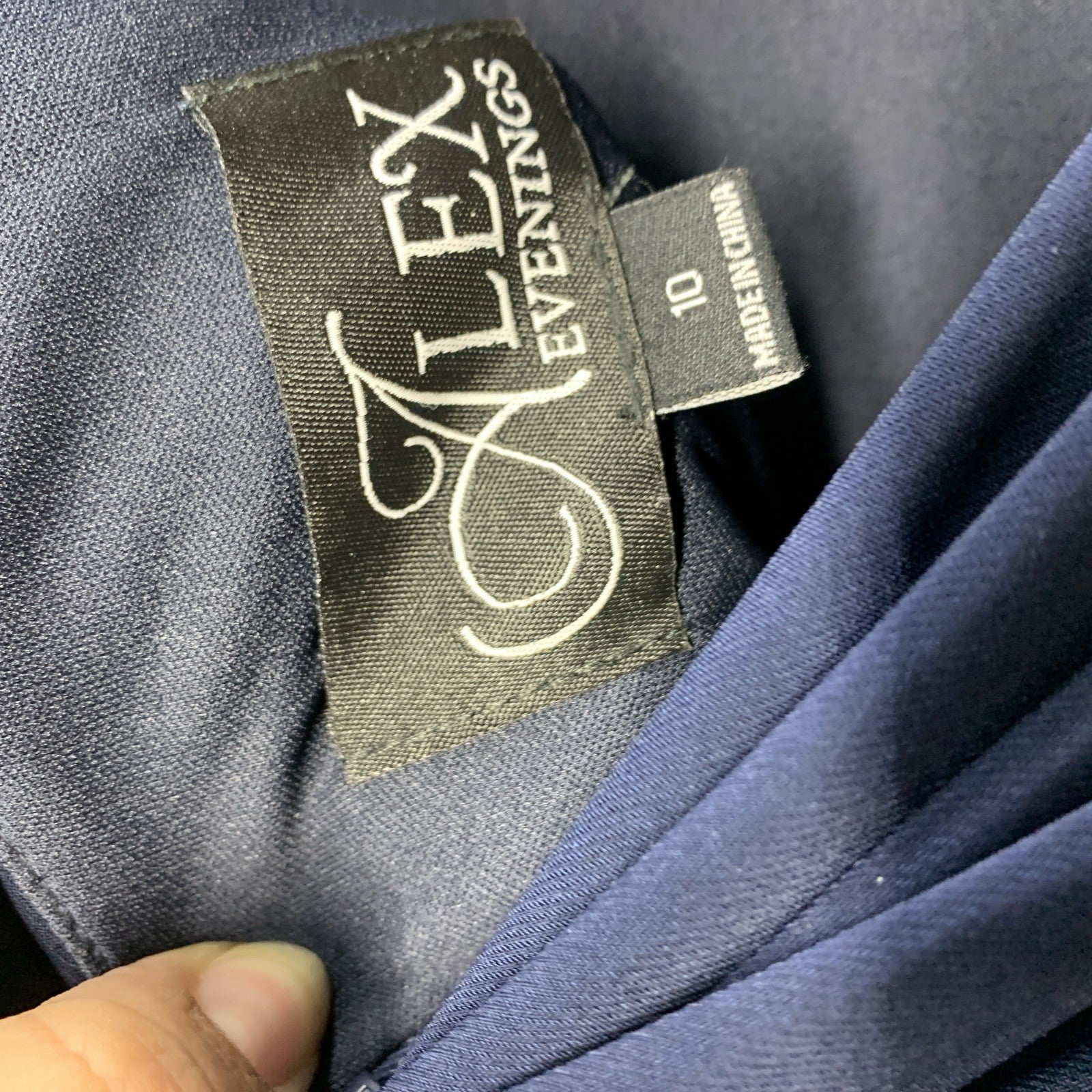 Alex Evenings Cap Sleeve Women's Waist Evening Party Long Dress Cocktail Size 10
