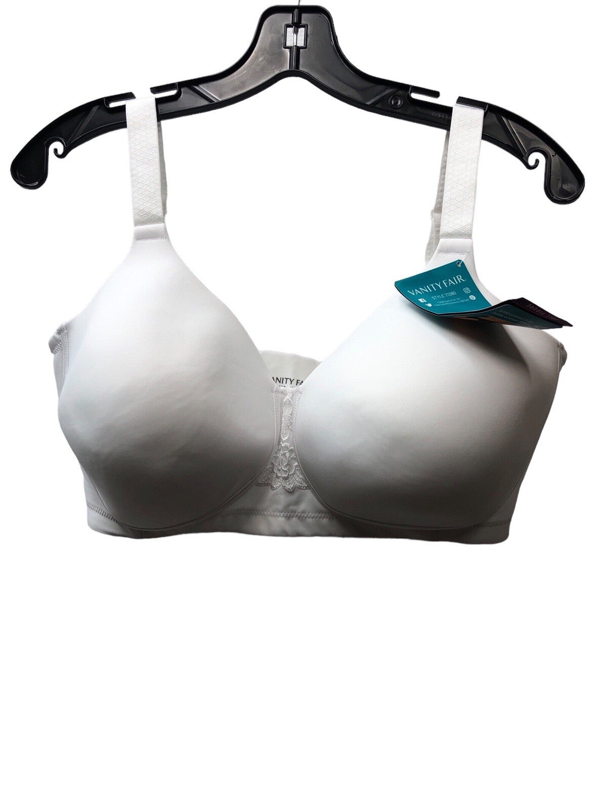 Vanity Fair Beauty Back Full Figure Wirefree T-shirt Bra 71380 White Size 40DDD