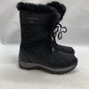 HUMTTO Women's Winter Warm Waterproof Snow Boots Lightweight Non-Slip 8.5 Black