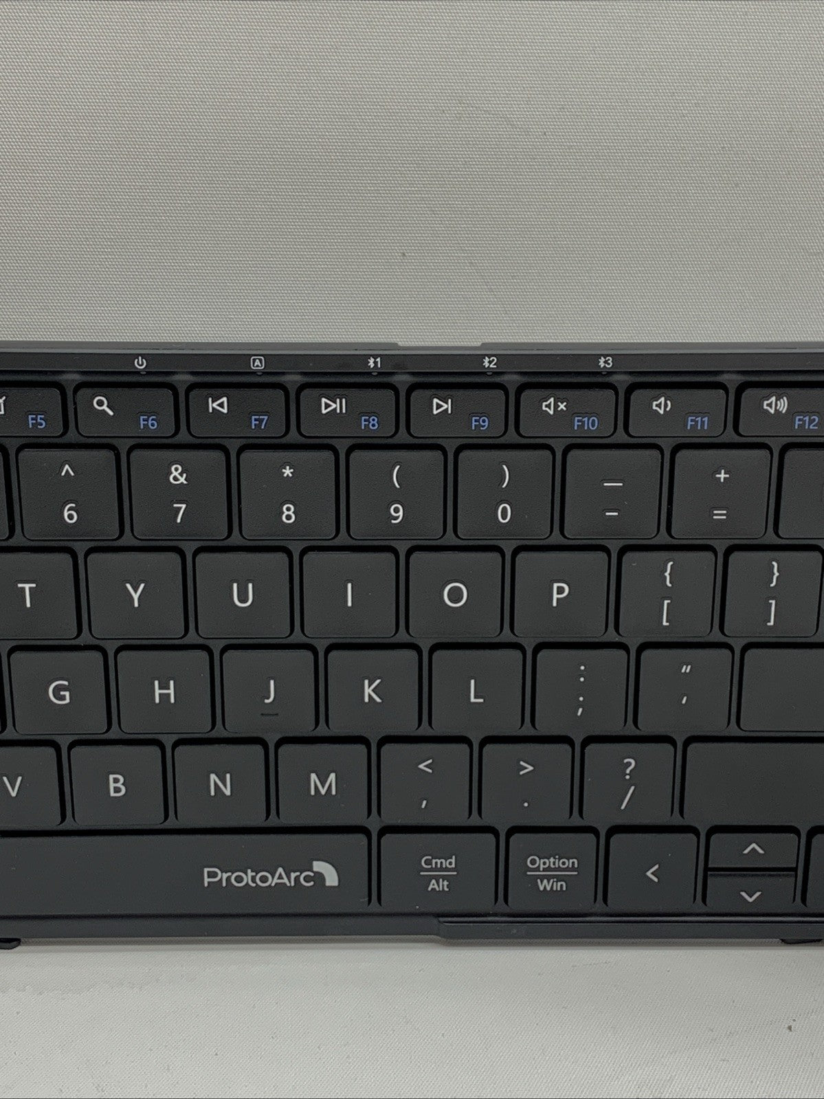 Foldable Keyboard with Touchpad, XK01 TP Folding Portable Travel Keyboard Black