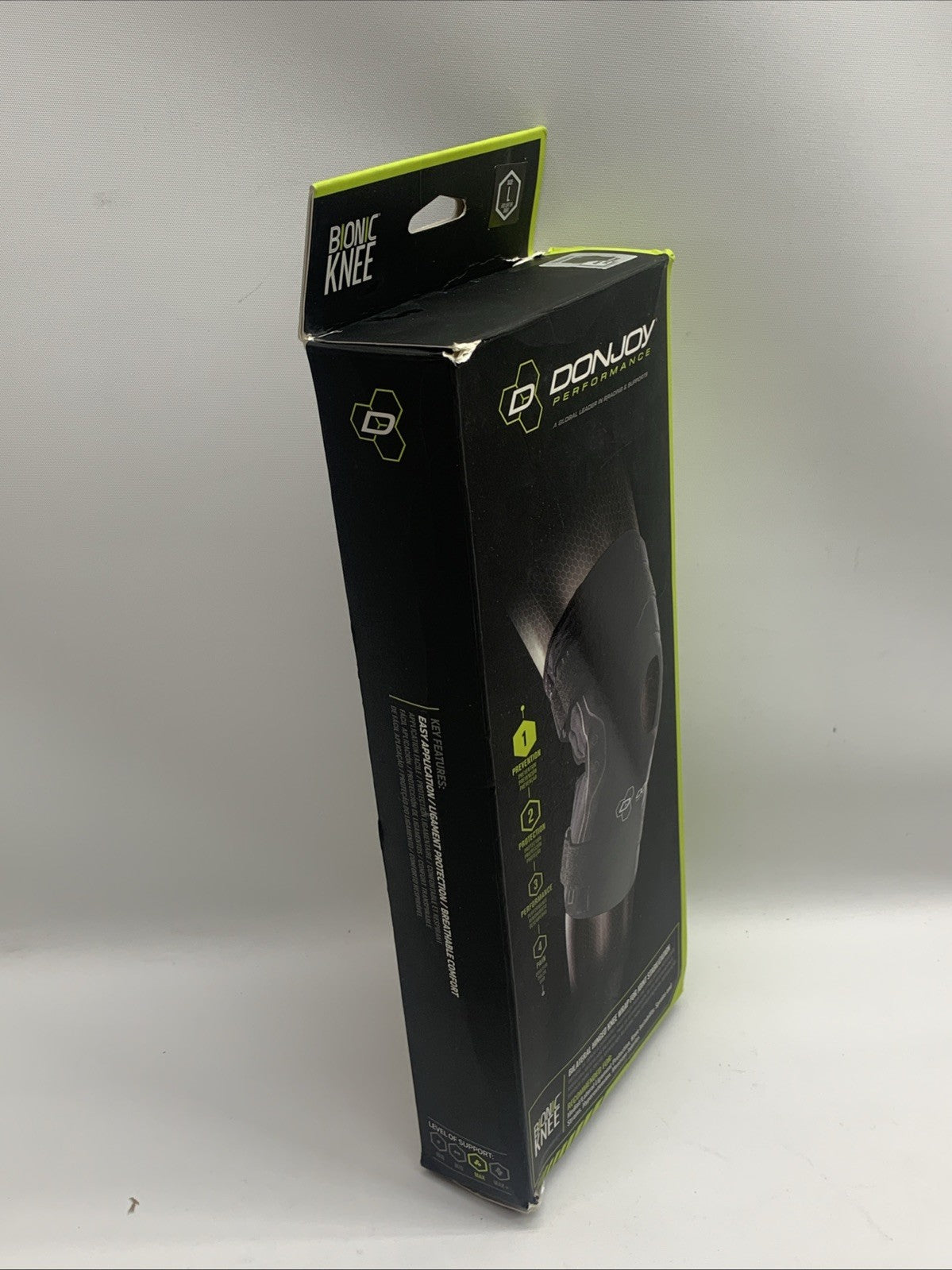 DonJoy Performance Bionic Knee Brace Support Black Size Large fits Left or Right