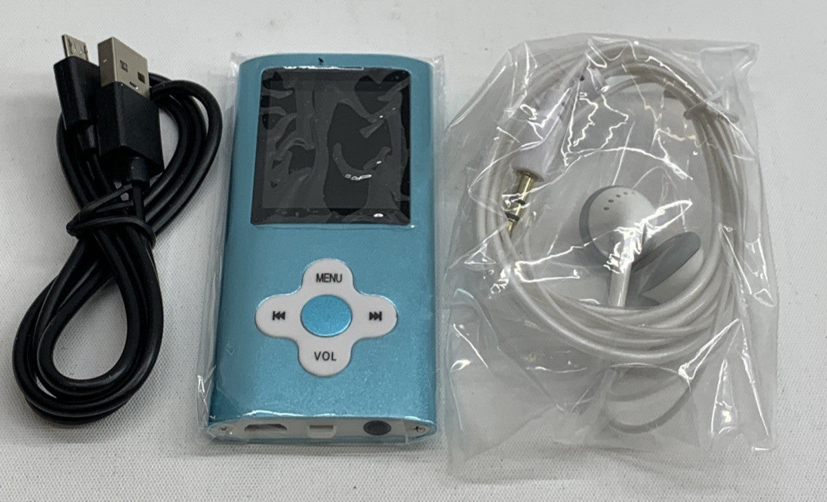 1.8 Inch Screen 32GB MP4 Video Radio Music Movie Player SD/TF Card MP4 Blue