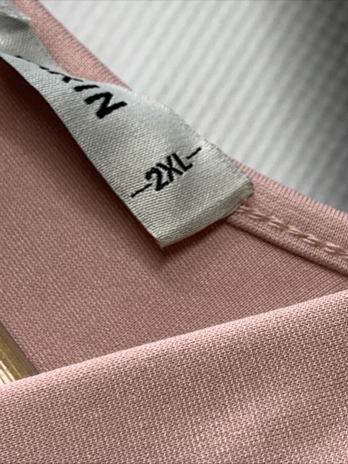 GRACE KARIN Flowy Wrap V Neck Long Sleeve Glitter Chiffon Belted Dress - Sz 2XL