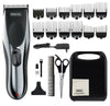 Wahl Clipper Hair Cutting Rechargeable Cord/Cordless 21 Pcs Set Stainless/Black