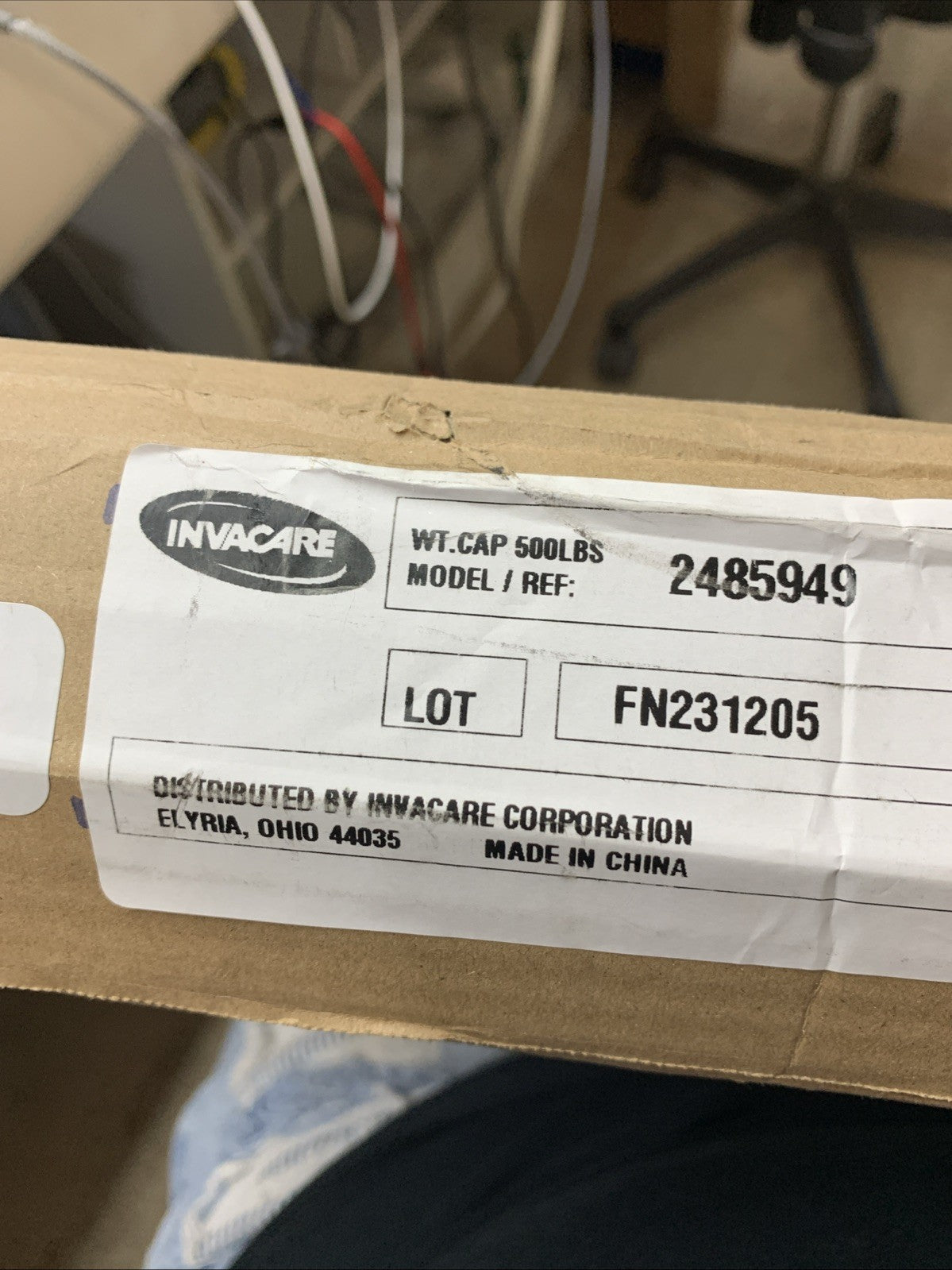 Invacare 2485949 Premier Universal High Sling Patient Lift Polyester Fabric XL