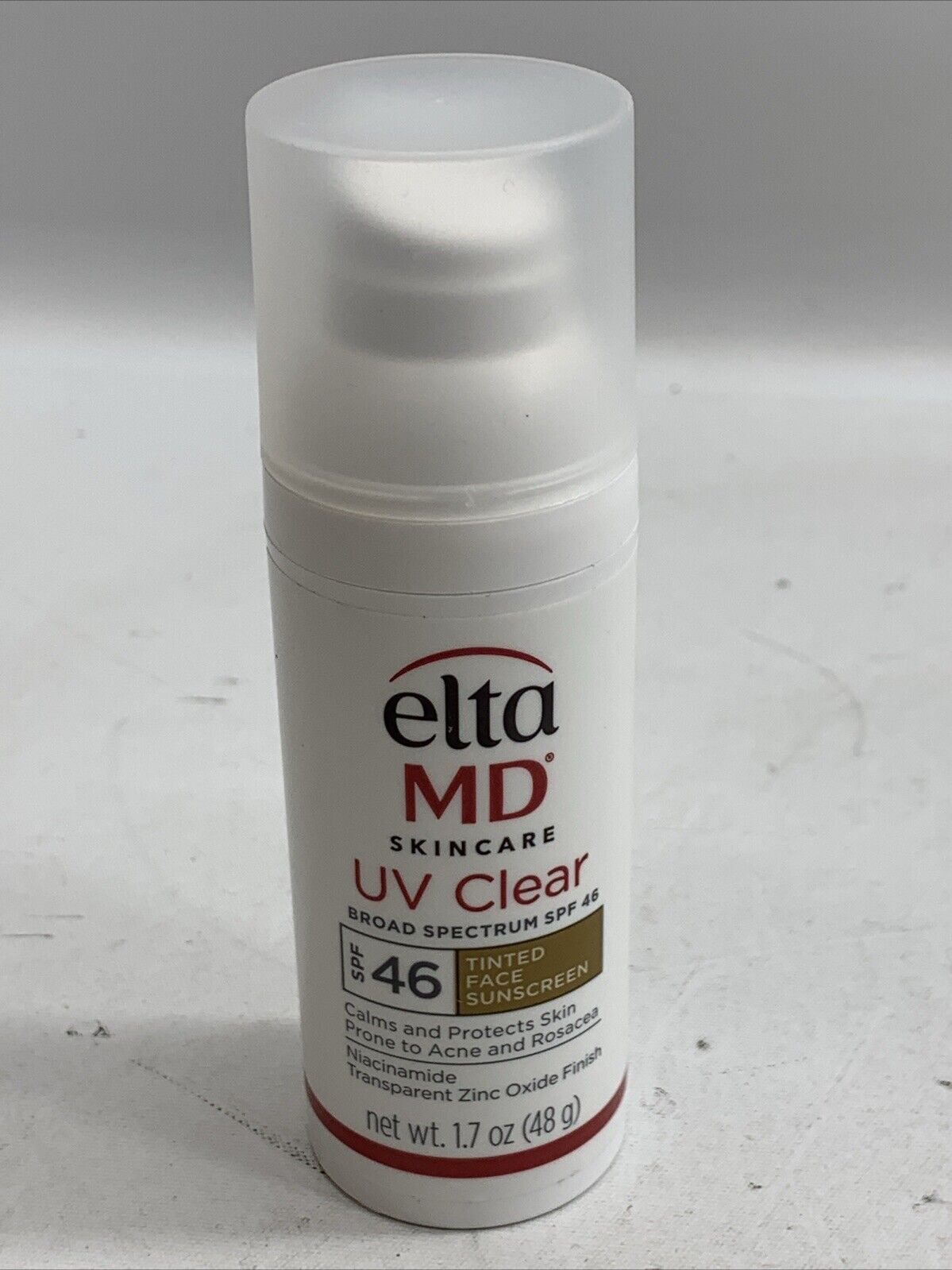 EltaMD Sunscreen SPF 46 Tinted Face Sunscreen 1.7oz Calms & Protect Skin Acne